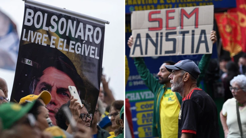 Dia da Independência foi marcado por manifestações, tendo como mote a defesa da soberania do lado governista e a defesa da anistia do lado bolsonarista
