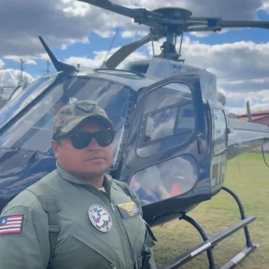 Tenente Fabiano Galeno, do Centro Tático Aéreo da PM-MA, faleceu após sofrer mal súbito em São Luís